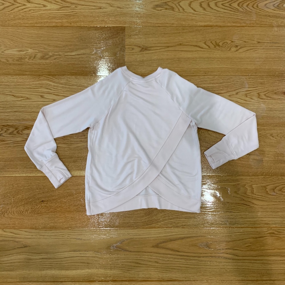 light pink sweater